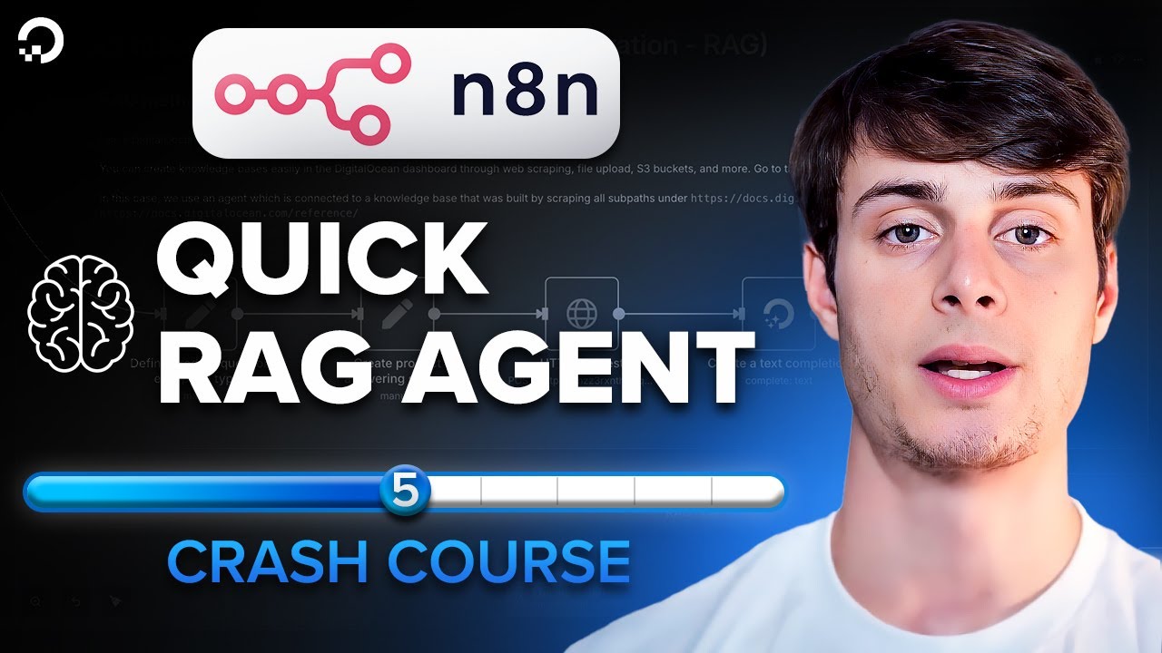 Build an Al RAG Agent in n8n (quickest way) | COMPLETE n8n crash course [Part 5]