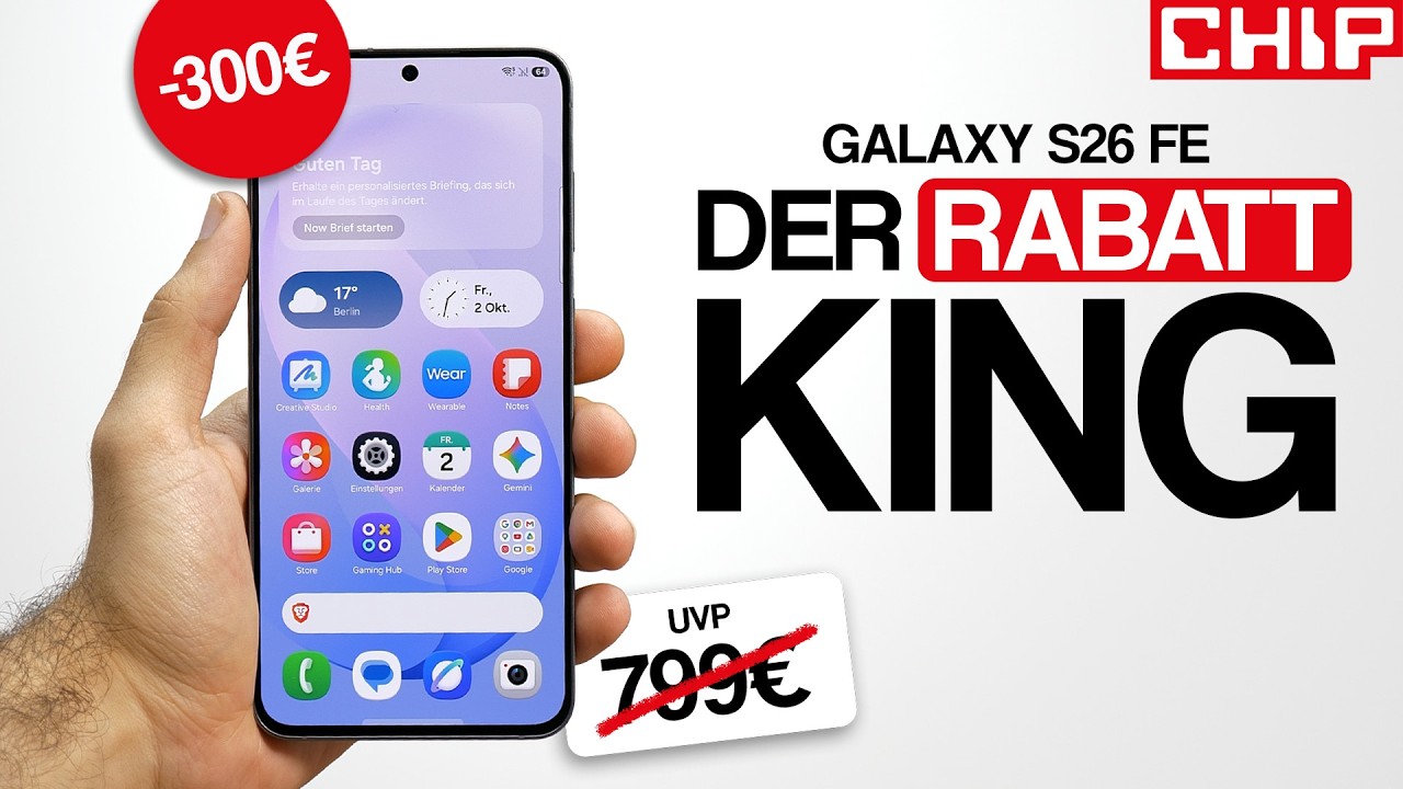 Samsung Galaxy S26 FE im Test-Fazit: Warten = SPAREN! | CHIP
