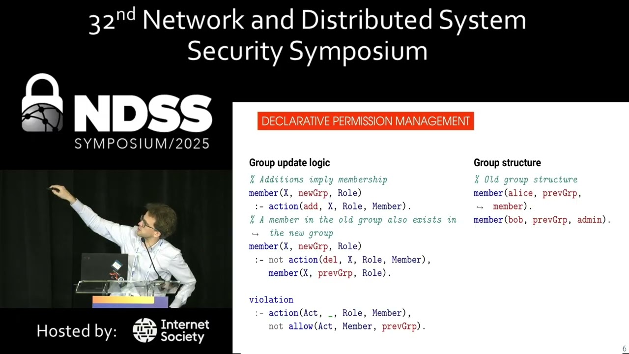 NDSS 2025 - IMPACT 2025, Session 3 and Keynote 2