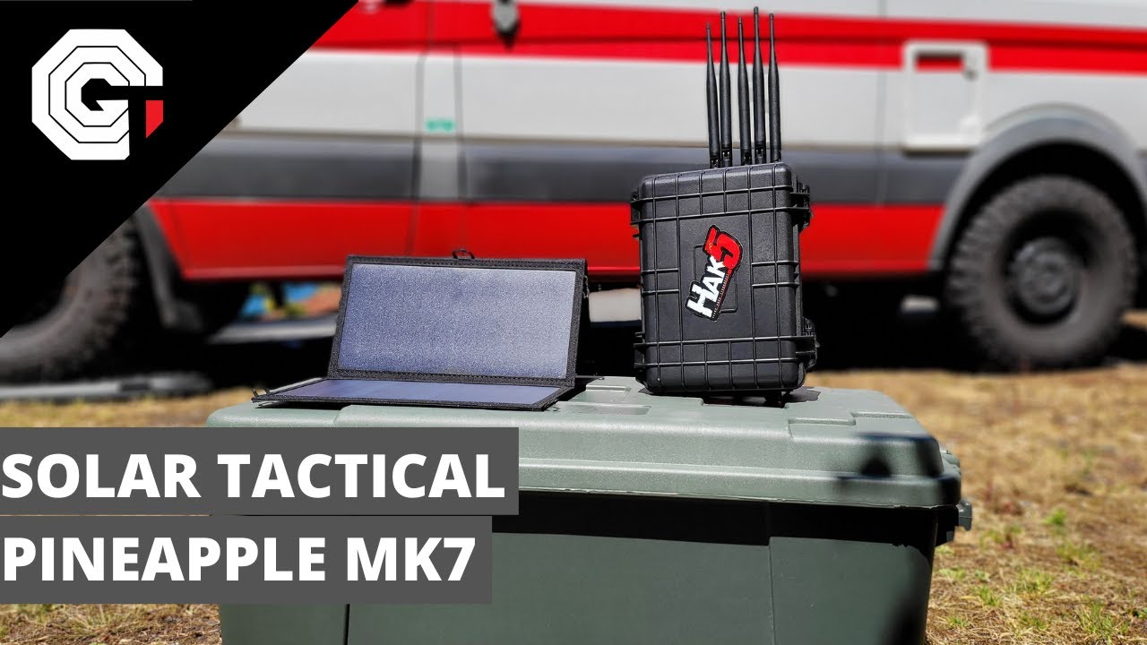 Solar Powered Tactical Pineapple Mk7! w/Glytch