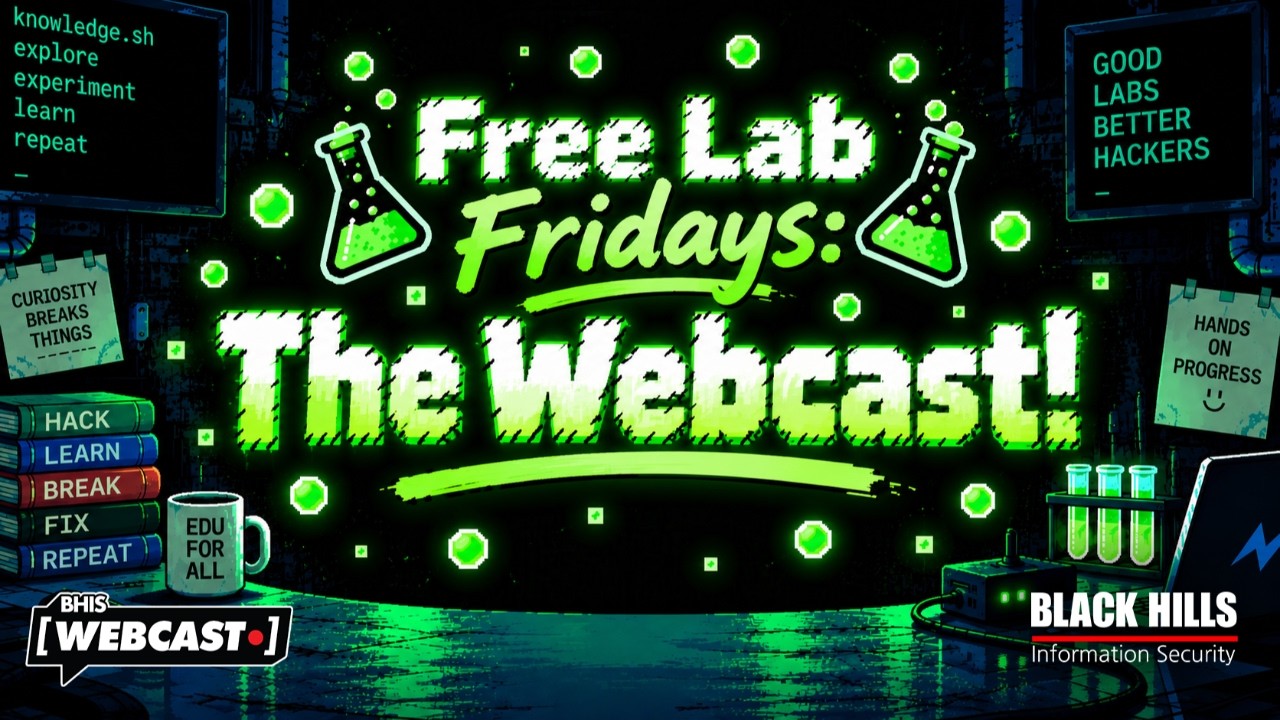 Free Lab Fridays - The Webcast