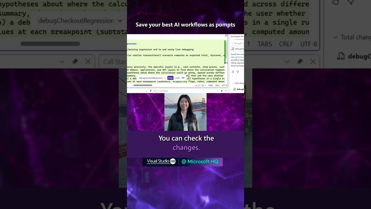 Save Your Best AI Prompts as Workflows #promptengineering #visualstudio