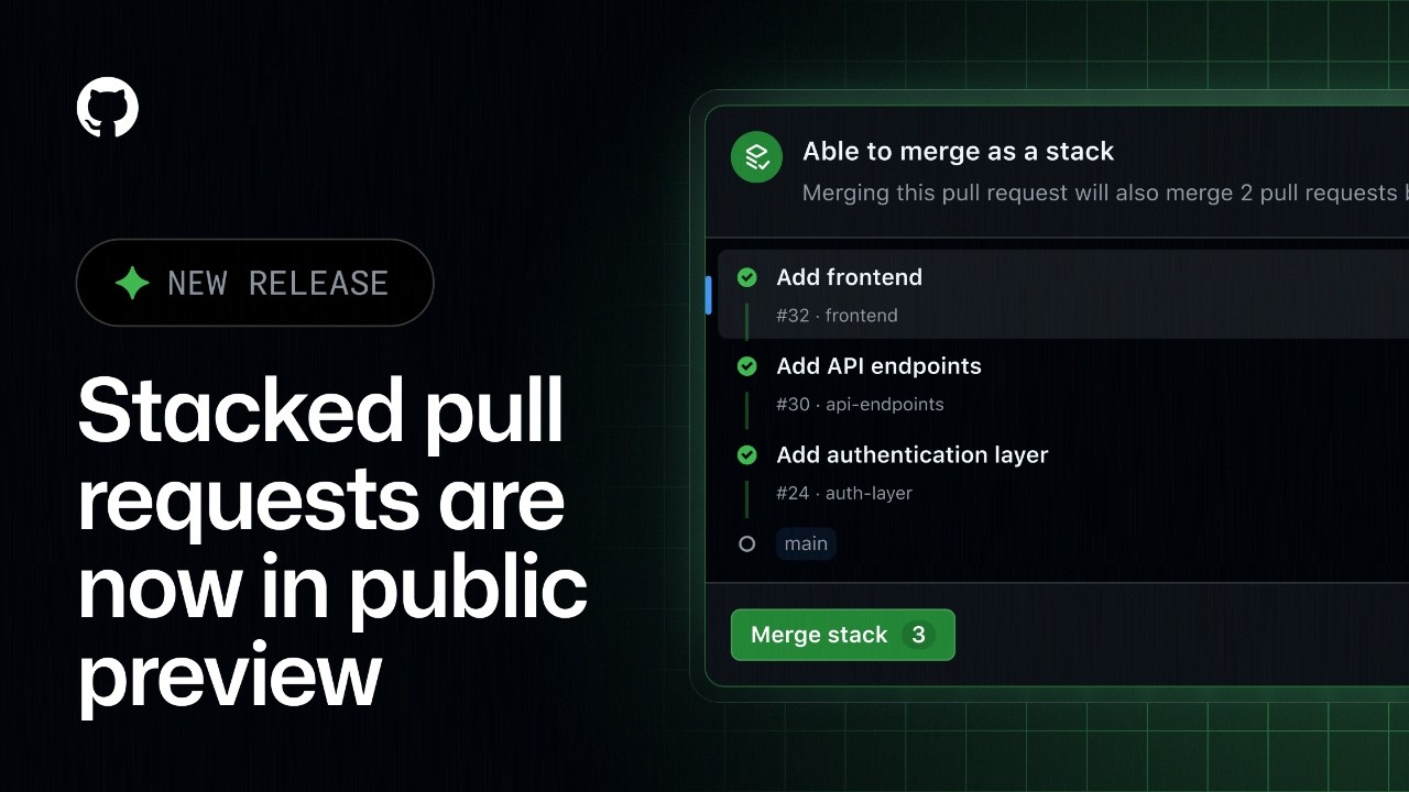 Stacked PRs are LIVE on GitHub! | Rubber Duck Thursdays