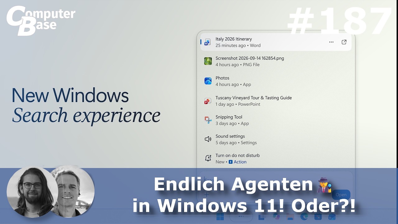 Endlich Agenten in Windows 11! Oder?! - CB-Funk - der ComputerBase-Podcast