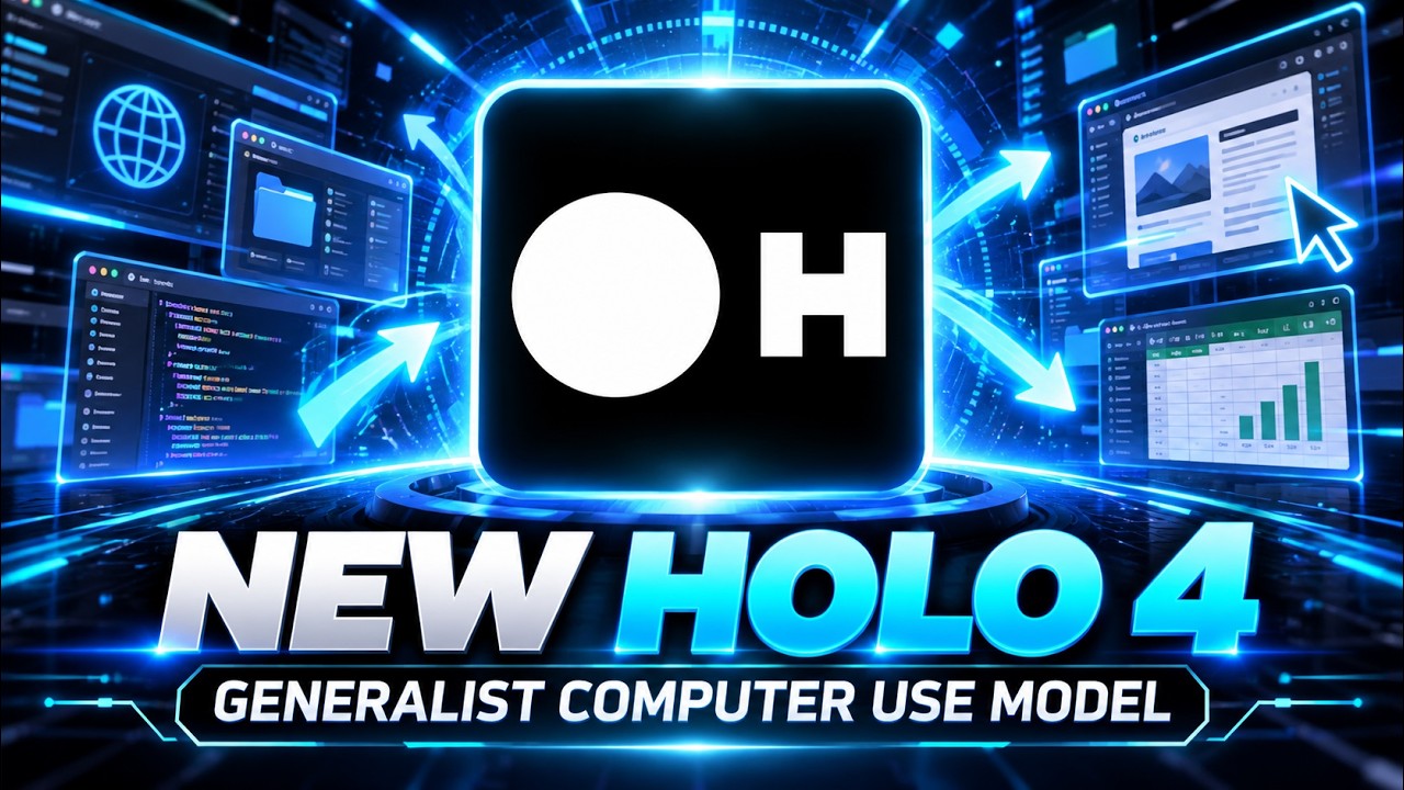 NEW Holo 4 : Generalist Computer Use Model! 🤯