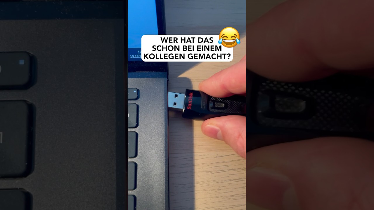 Der beste USB-PRANK! #shorts #lol