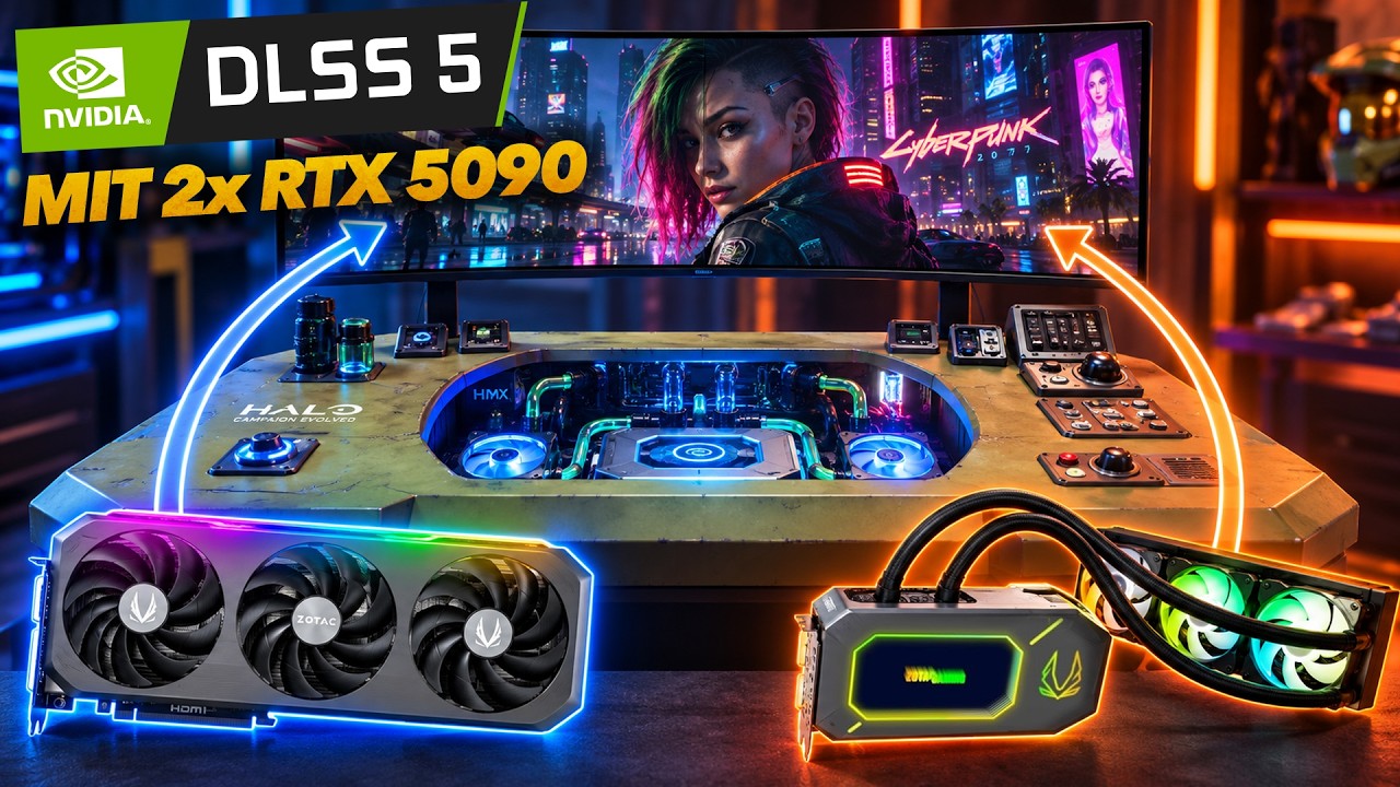Genau DAFÜR haben wir zwei RTX 5090 - DLSS 5 auf der HMX 6