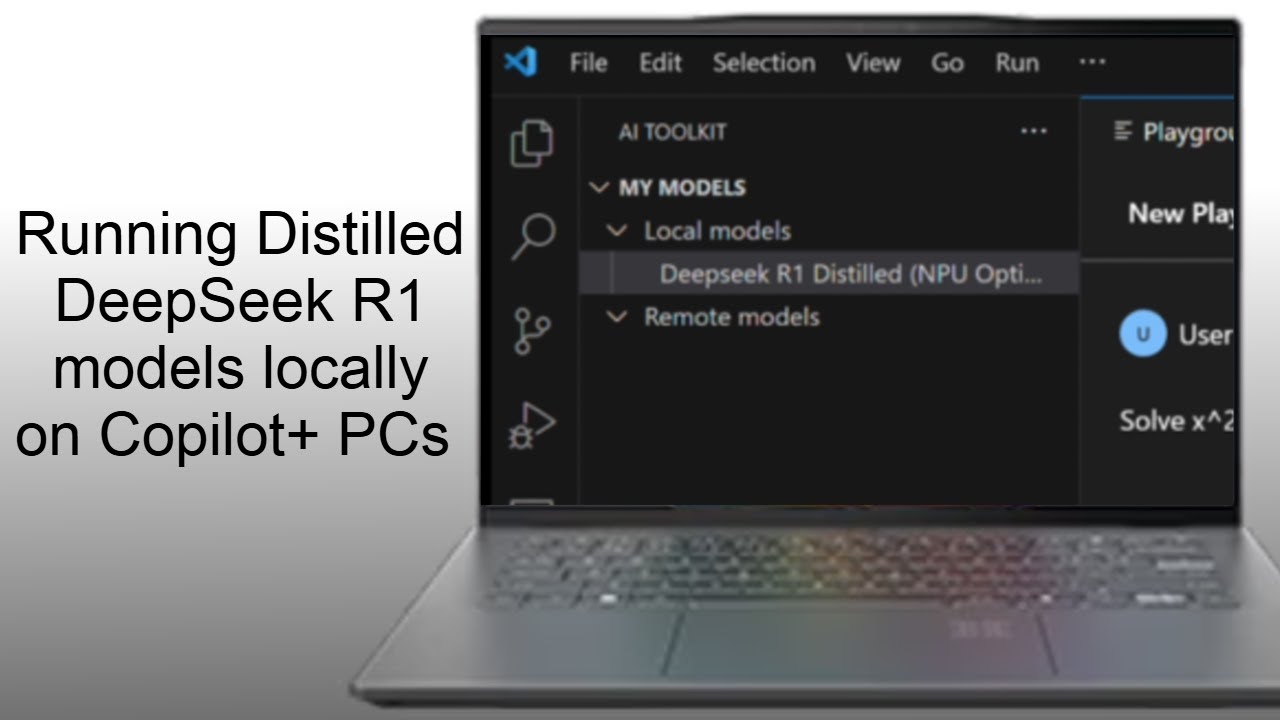 Running Distilled DeepSeek R1 models Locally on Copilot+ PCs