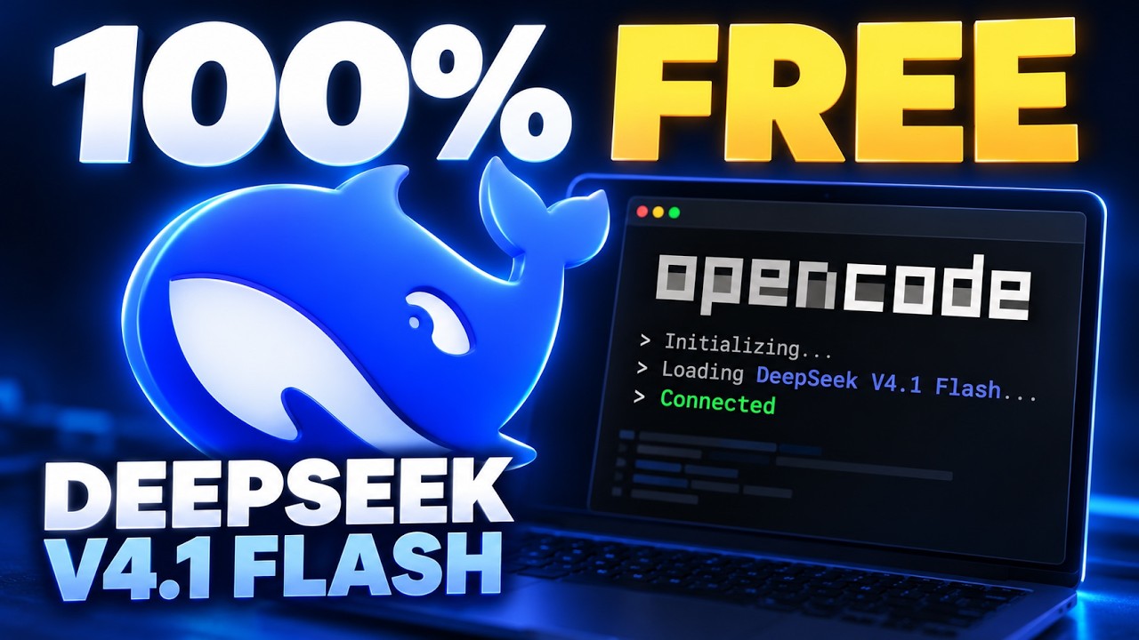 Run DeepSeek V4.1 Flash Completely Free inside OpenCode! 🤯