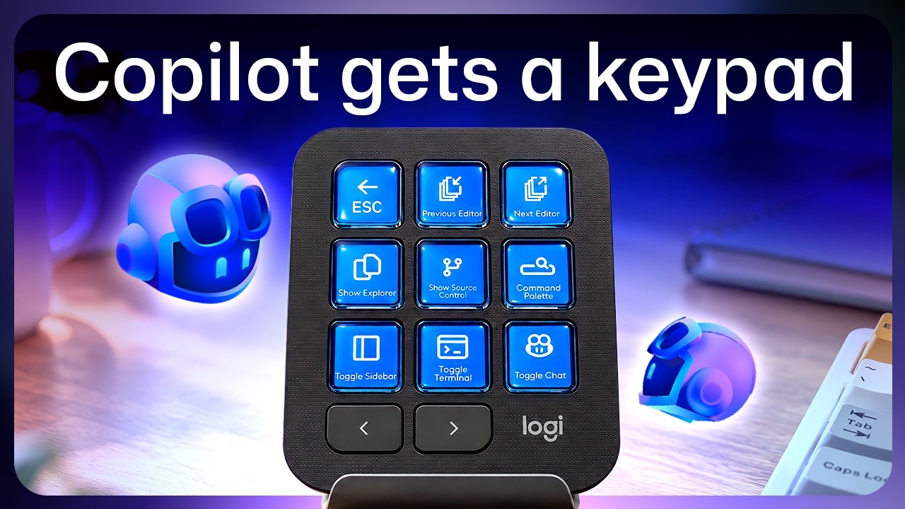 GitHub Copilot app with the Logitech MX Keypad
