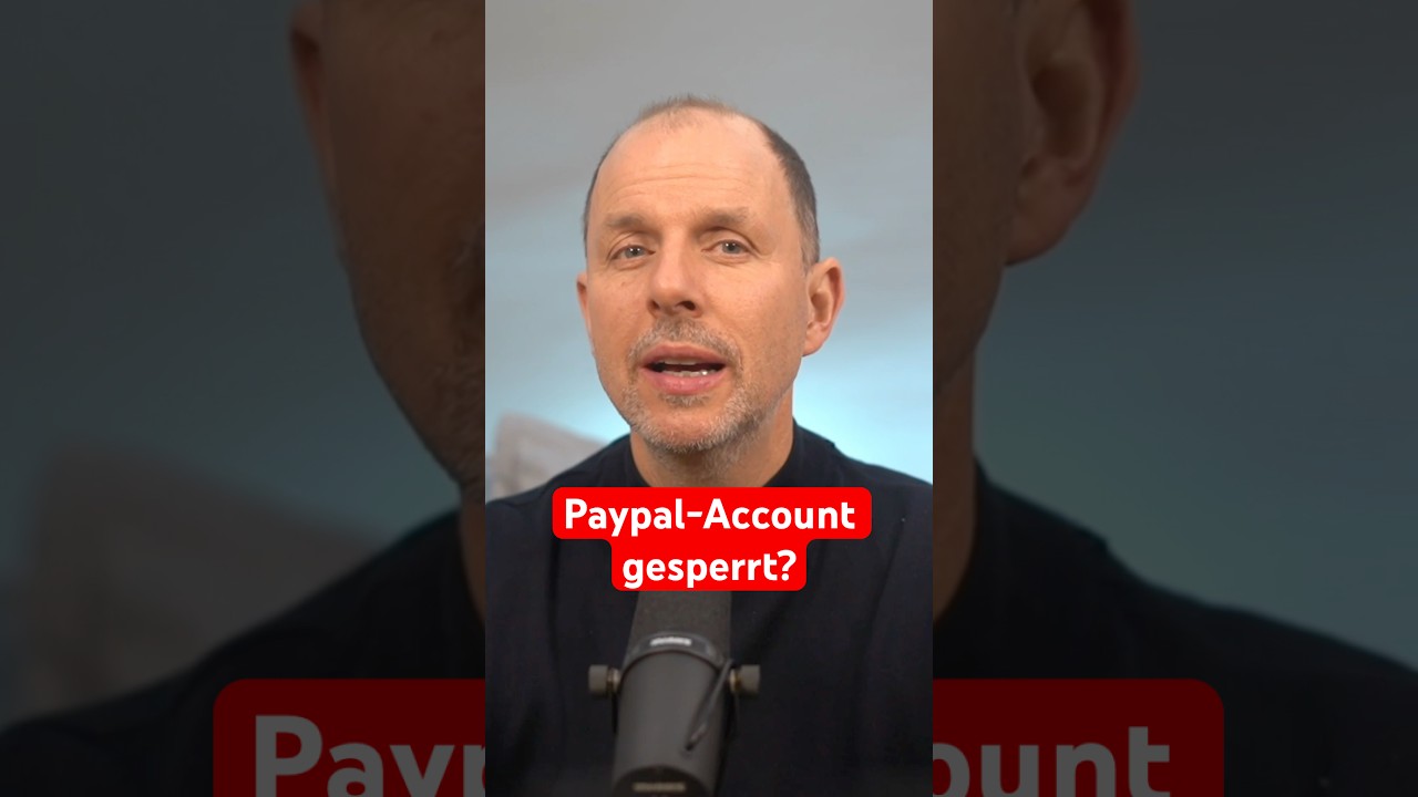 PayPal-Account gesperrt? So bekommst du wieder Zugriff 👌 | WBS.LEGAL #shorts