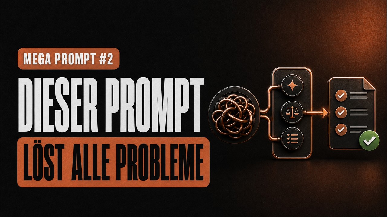 So löst KI alle deine Probleme: Mega Prompt #2 für ChatGPT, Claude, Gemini & Co.