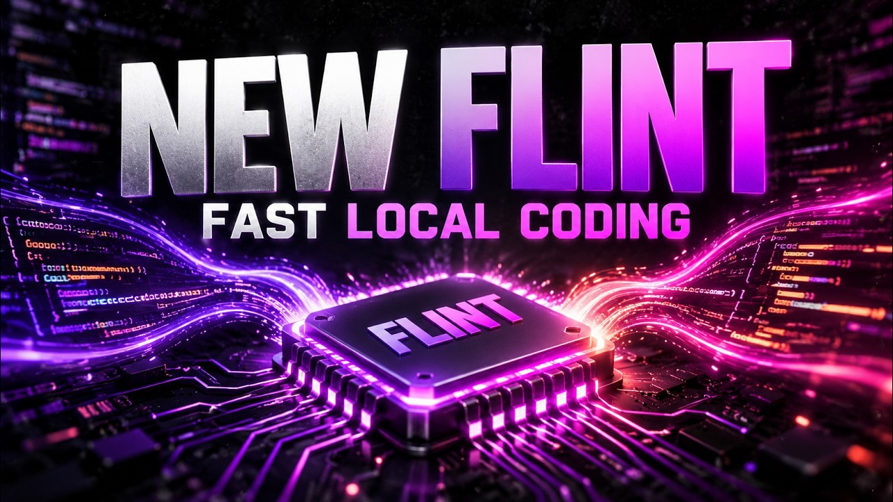 NEW Flint : A Fast Local Coding Model! 🔥