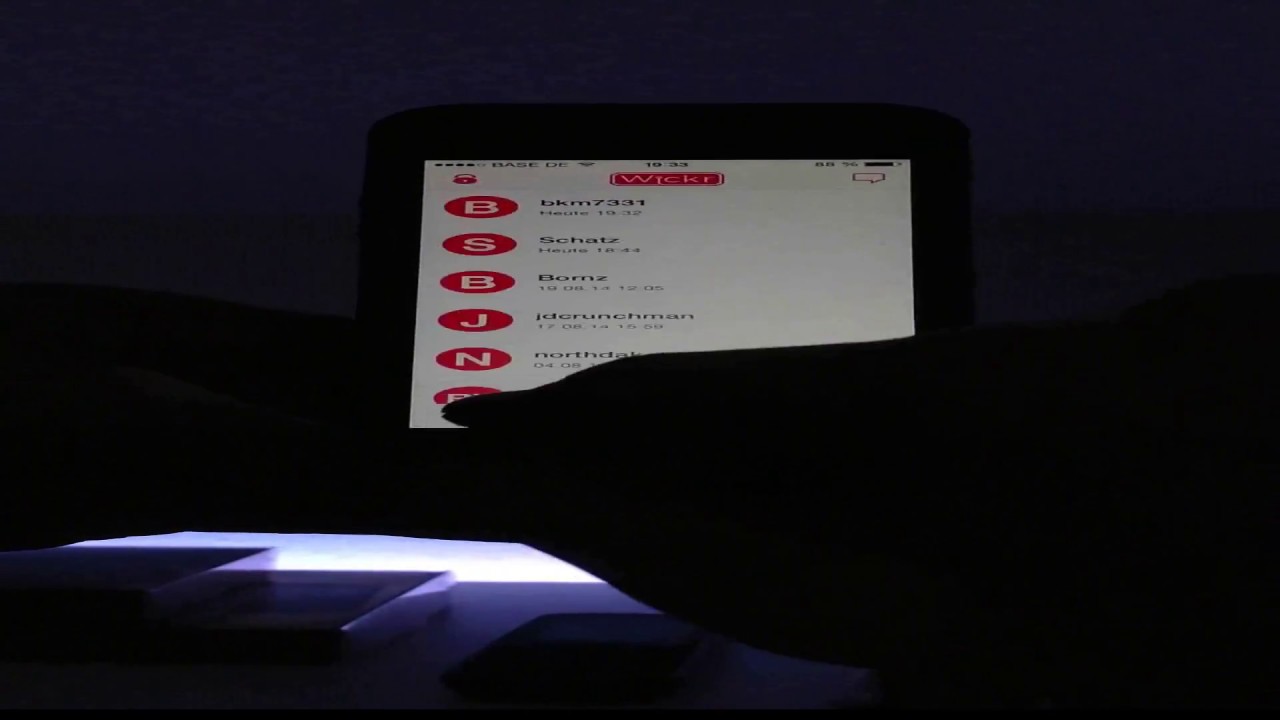 Wickr v2 3 3 iOS - Invisible Account in Block List Vulnerability