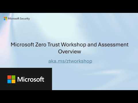 Microsoft Zero Trust Workshop and Assessment Overview