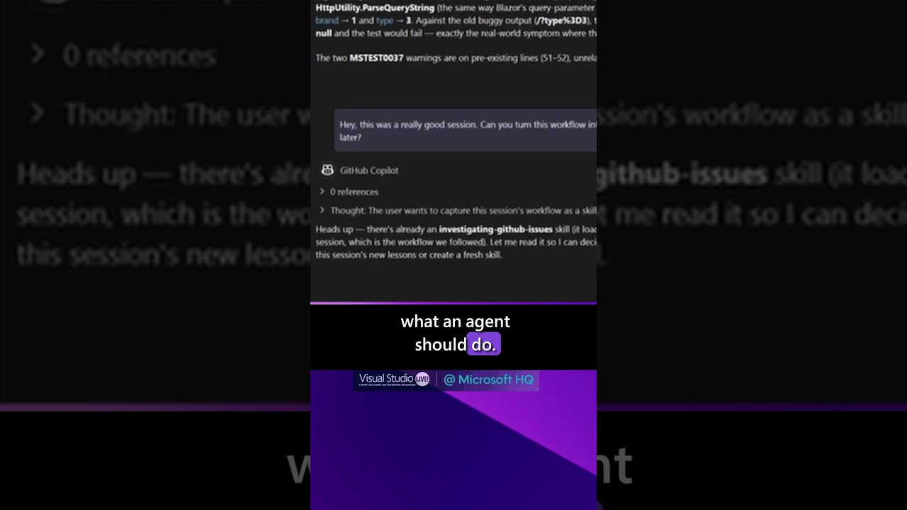 Turn Your Expertise Into AI Skills #visualstudio #agents