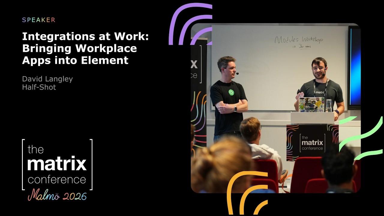 Integrations at Work: Bringing Workplace Apps into Element
