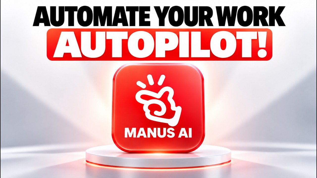 Manus AI Can Now Automate Your Work on AUTOPILOT!