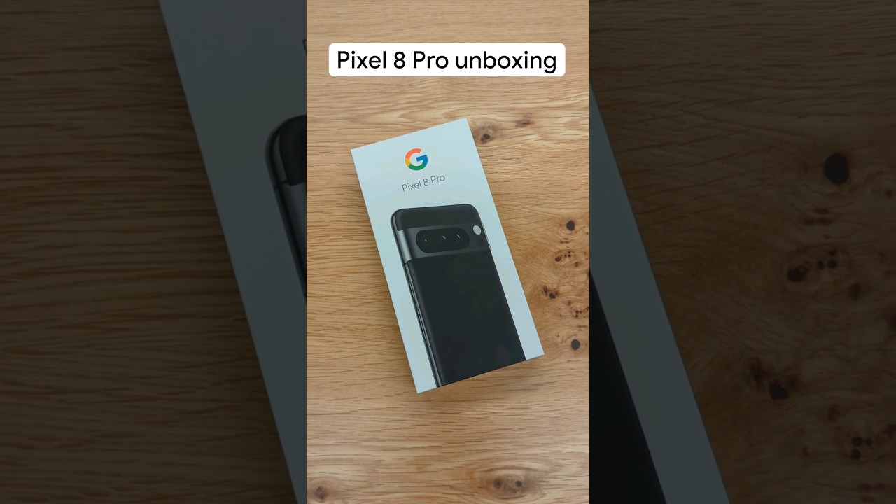 Unboxing the new Google Pixel 8 Pro 📦 #Google #Pixel8 #TeamPixel #ASMR #shorts