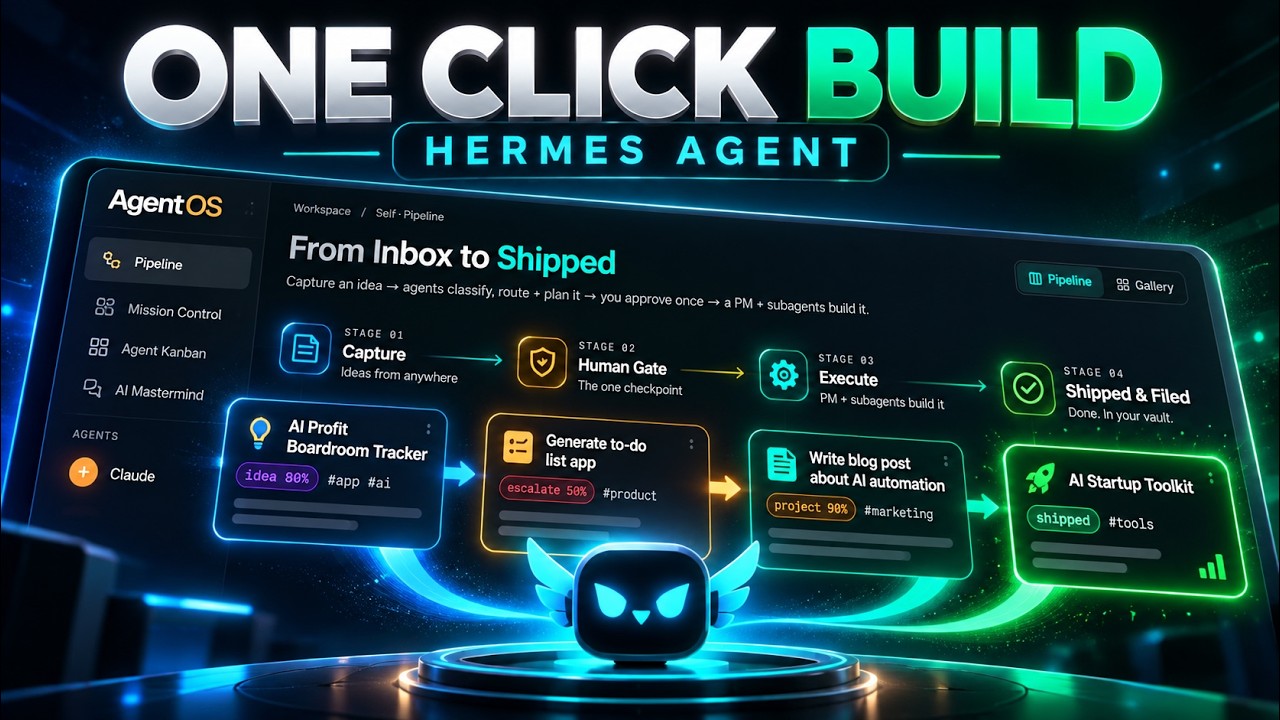 NEW Hermes Project Manager Agent is Absolutely INSANE!