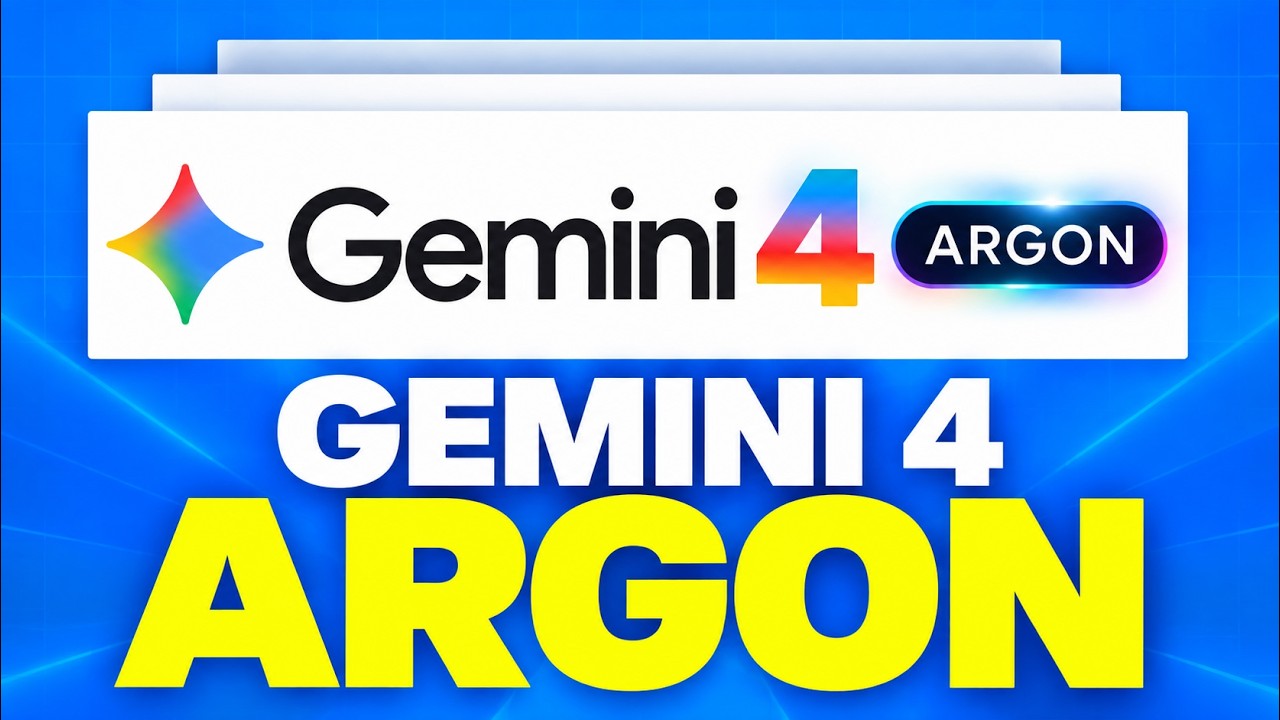 Gemini 4 Argon just dropped!