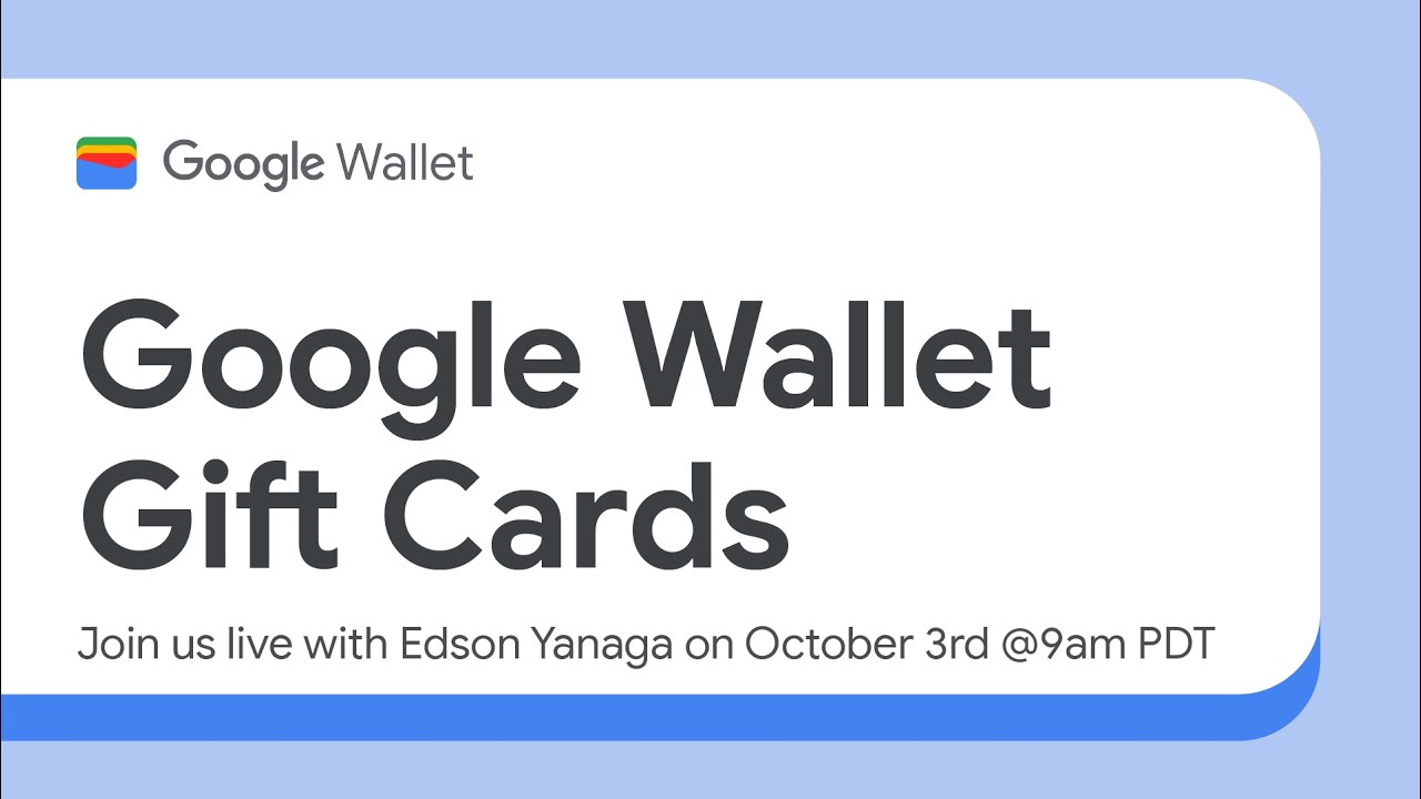 A Gift Card for you! How to create them with Google Wallet