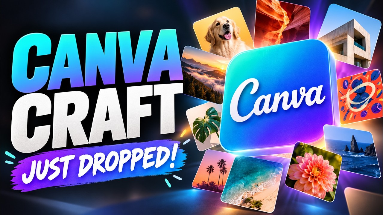 NEW Canva Craft Just Dropped! 🤯