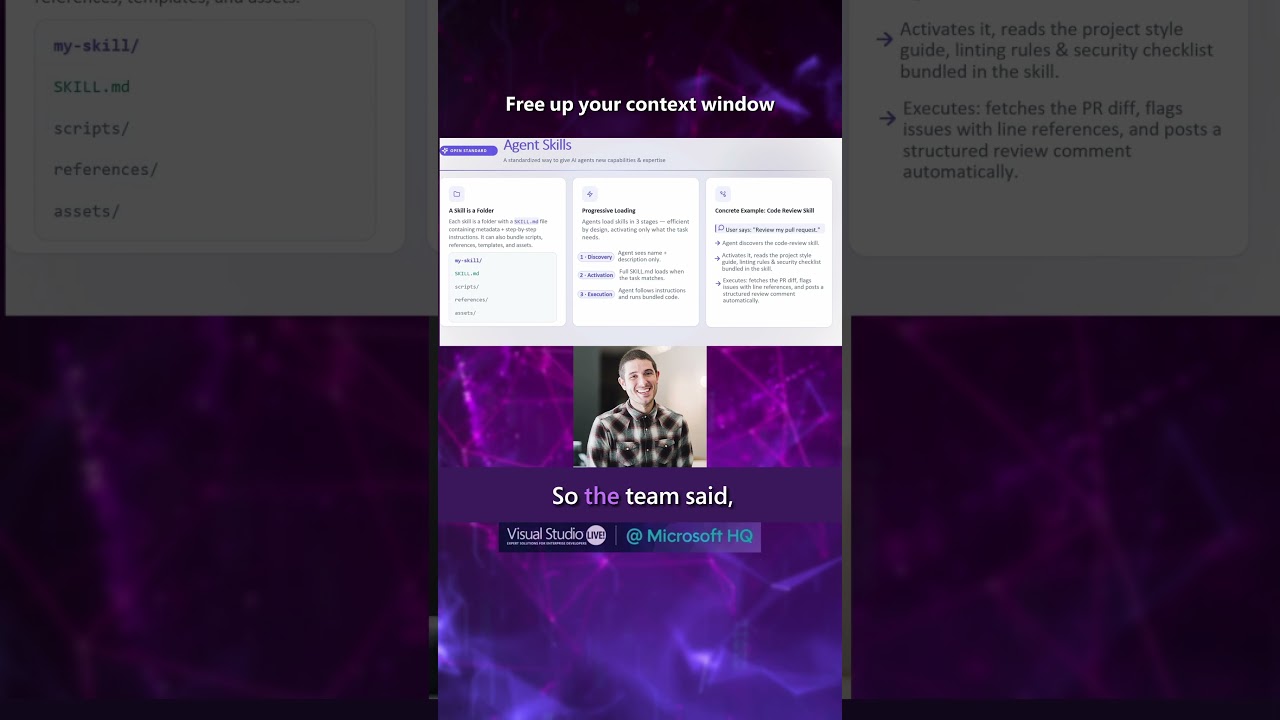 Why Your AI Agent Doesn't Need the Whole Rulebook #aiagents #visualstudio