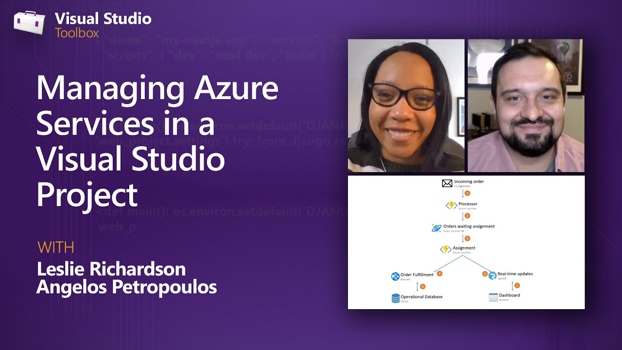 Managing Azure Services in a Visual Studio Project