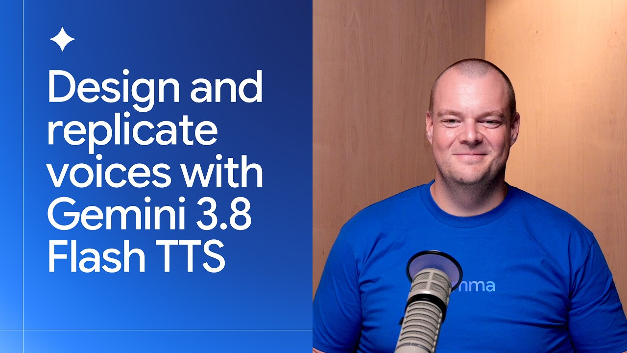 Design and replicate voices with Gemini 3.8 Flash TTS
