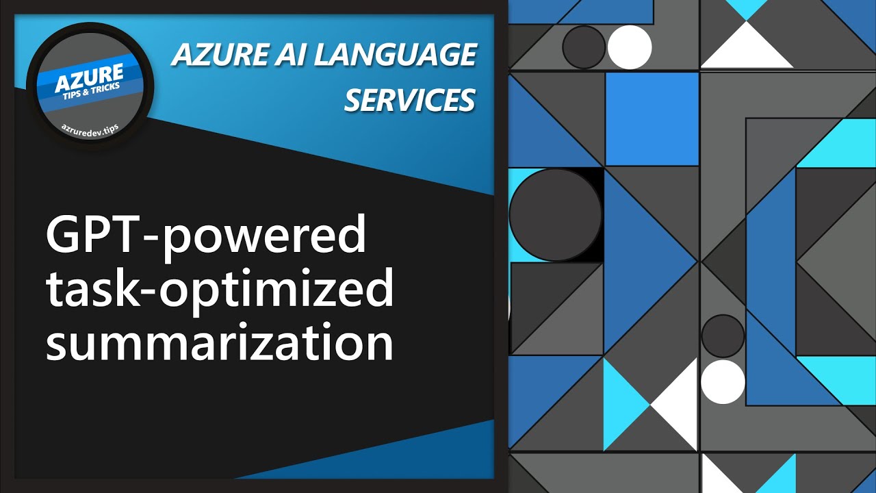 GPT-powered task-optimized summarization