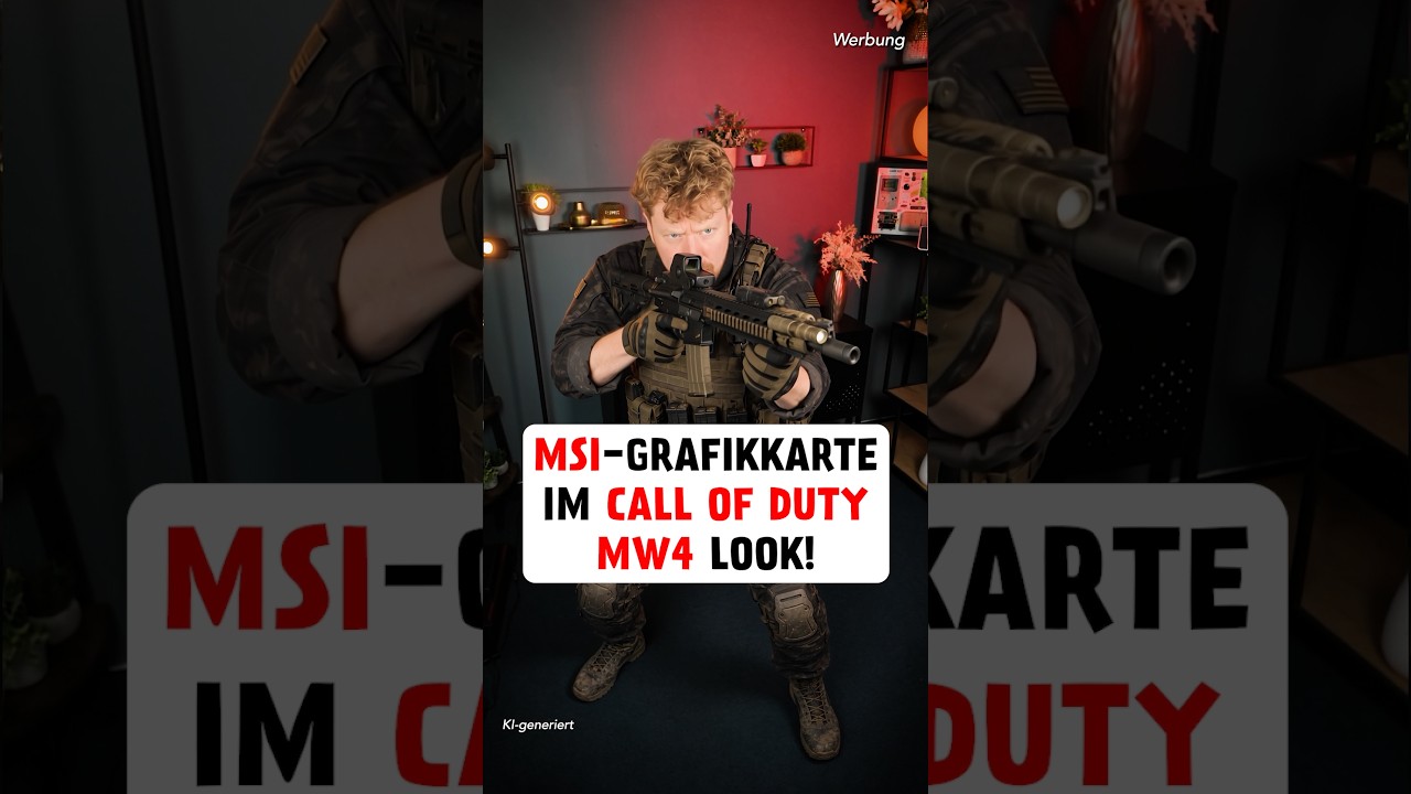 MSI-Grafikkarte im CoD: MW4 Look!