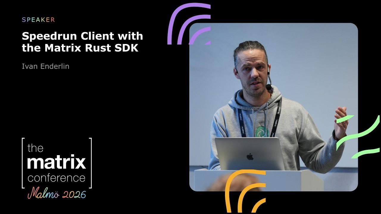 Speedrun Client with the Matrix Rust SDK