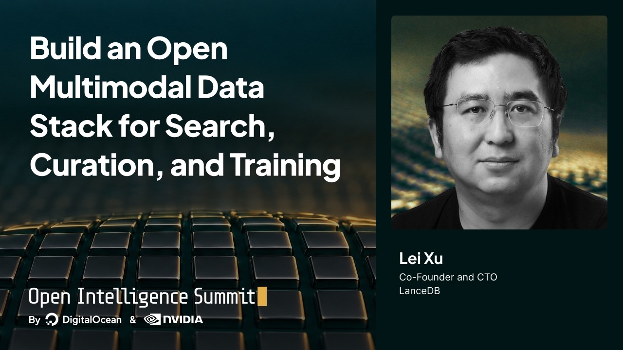 Build an Open Multimodal Data Stack for Search, Curation, and Training