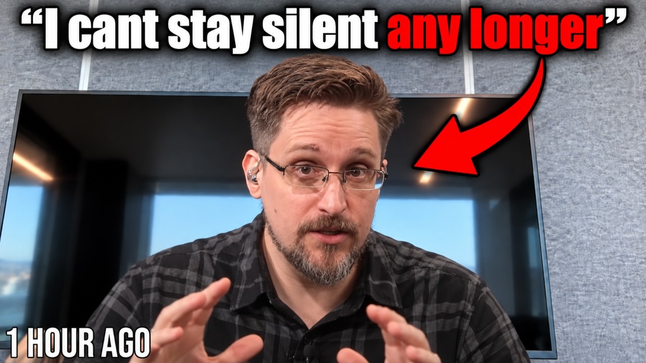 1 HOUR AGO: Edward Snowden ISSUED Emergency Warning in Exclusive Broadcast