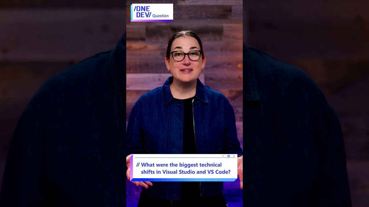 What were the biggest technical shifts in Visual Studio and VS Code?