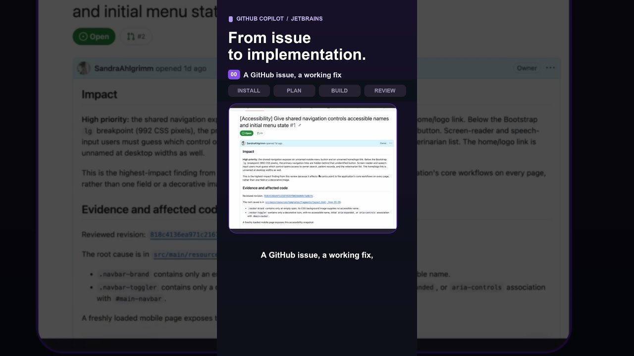 Fix GitHub issues without leaving JetBrains IntelliJ using GitHub Copilot