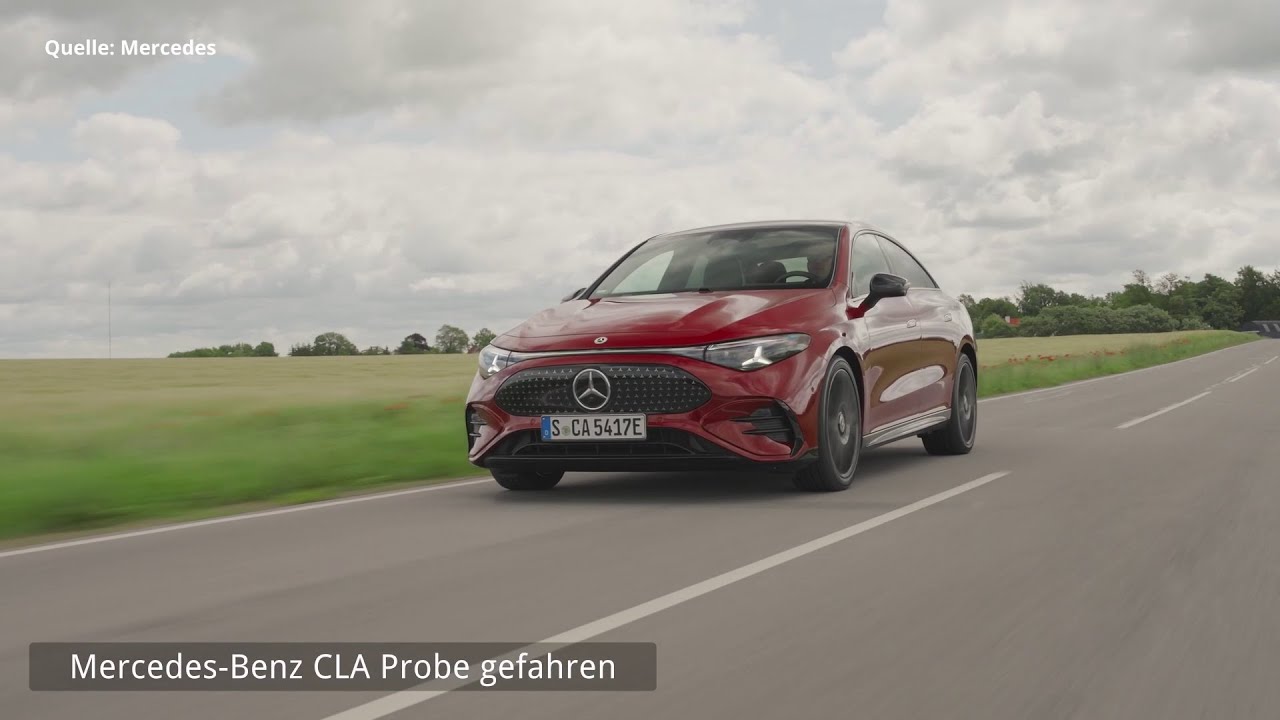 Mercedes-Benz CLA Probe gefahren