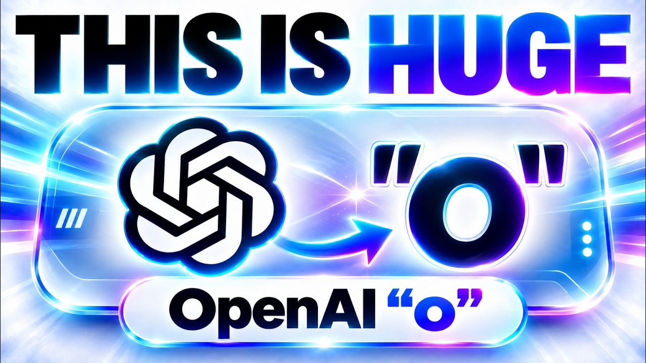 New OpenAI "o" Is Going to Be CRAZY!