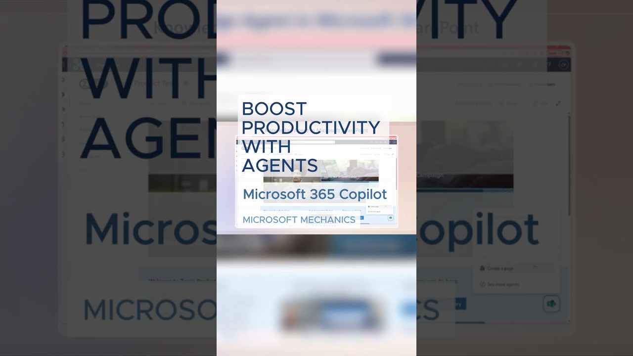 Boost productivity with agents. #CollabAgents#Microsoft365Copilot #AIProductivity #MicrosoftTeams