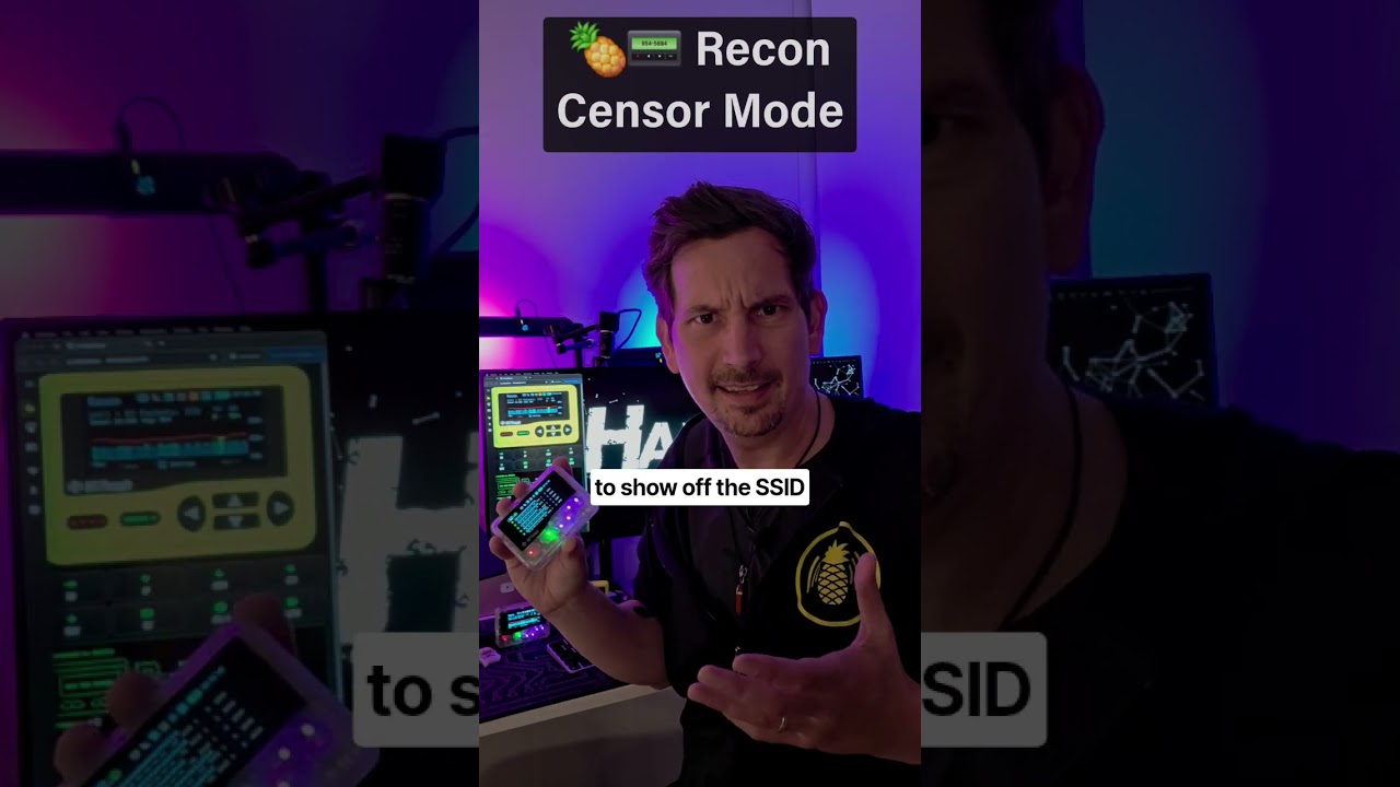 🍍📟 Don't dox yourself: Censor Mode - WiFi Pineapple Pager #pentesting #hacking #cybersecurity