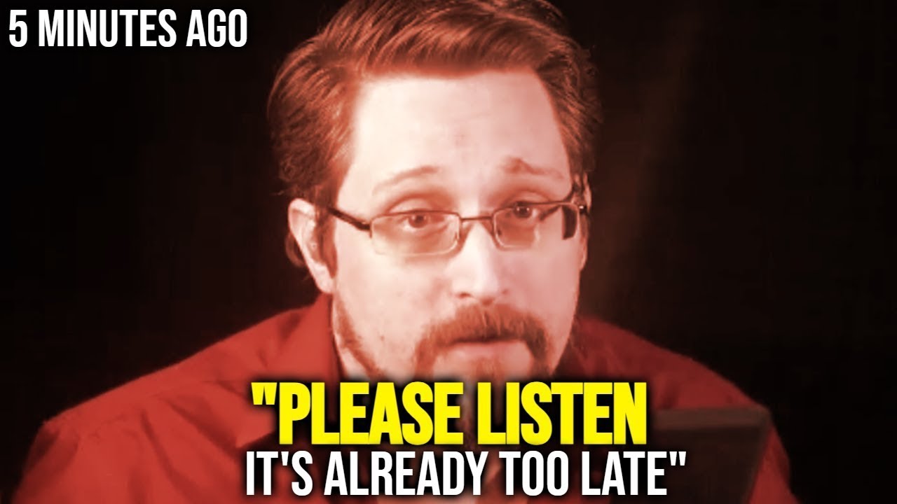 5 Mins Ago: Edward Snowden CRIES "It Will Be Mandatory Next Year"