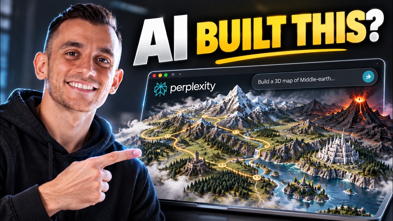 Perplexity Computer Built a 3D Middle-earth Map 🤯