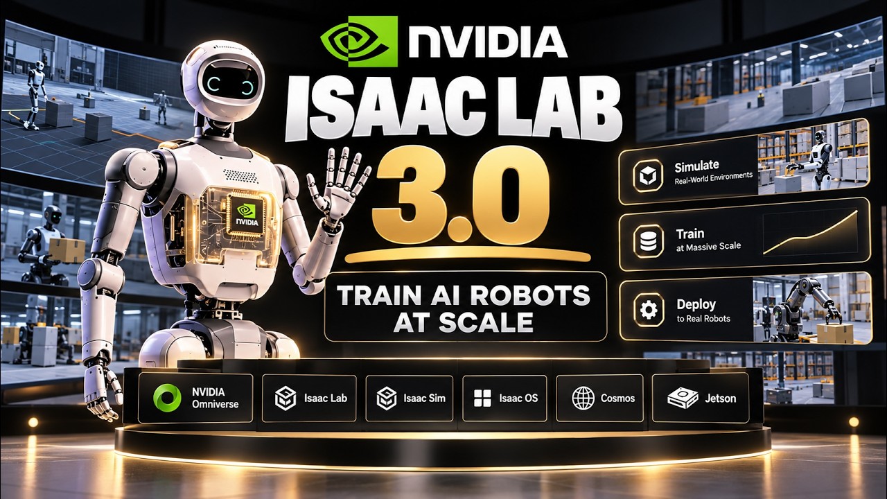 NVIDIA Isaac Lab 3.0 Can Train AI Robots at Scale!