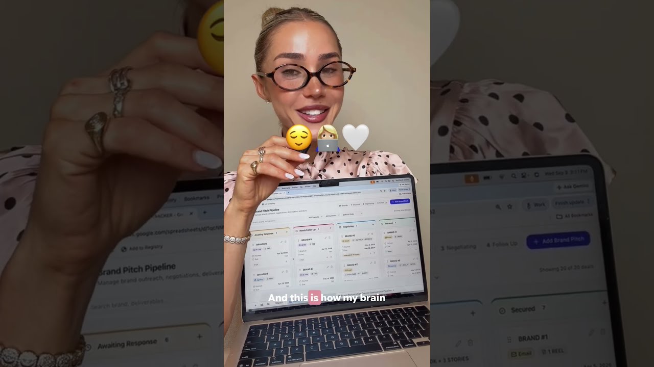 How to Be Your Own Brand Deal Manager with Sheets Canvas 👩‍💻