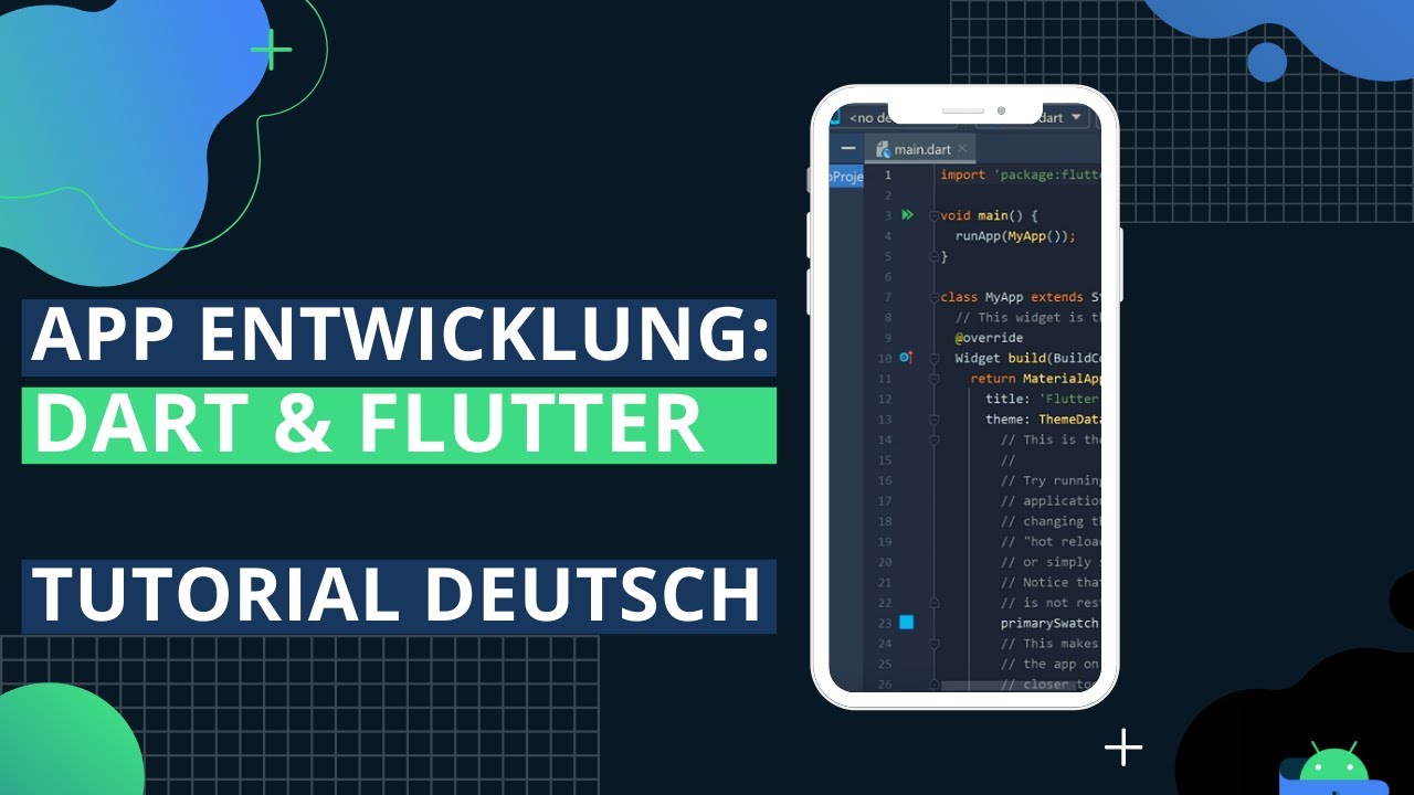 App Entwicklung mit Dart und Flutter Tutorial #29 - Animation zwischen Widgets