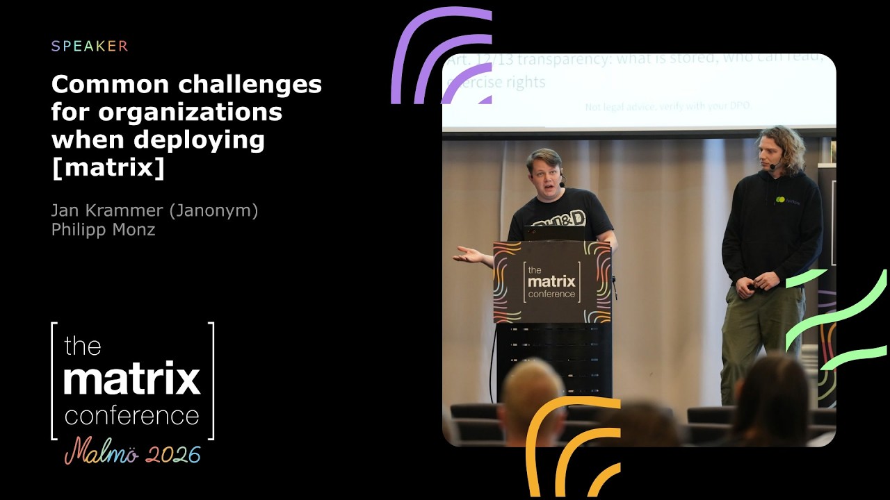 Common challenges for organizations when deploying [matrix]