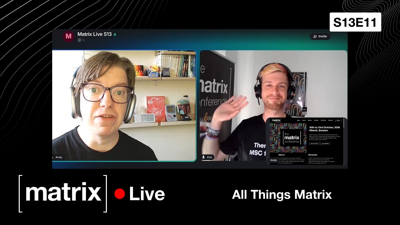 Matrix Live S13E11 - All Things Matrix