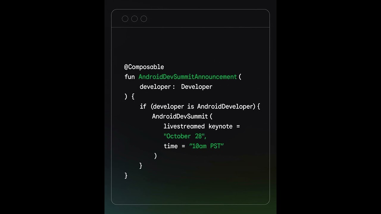 Android Dev Summit Agenda