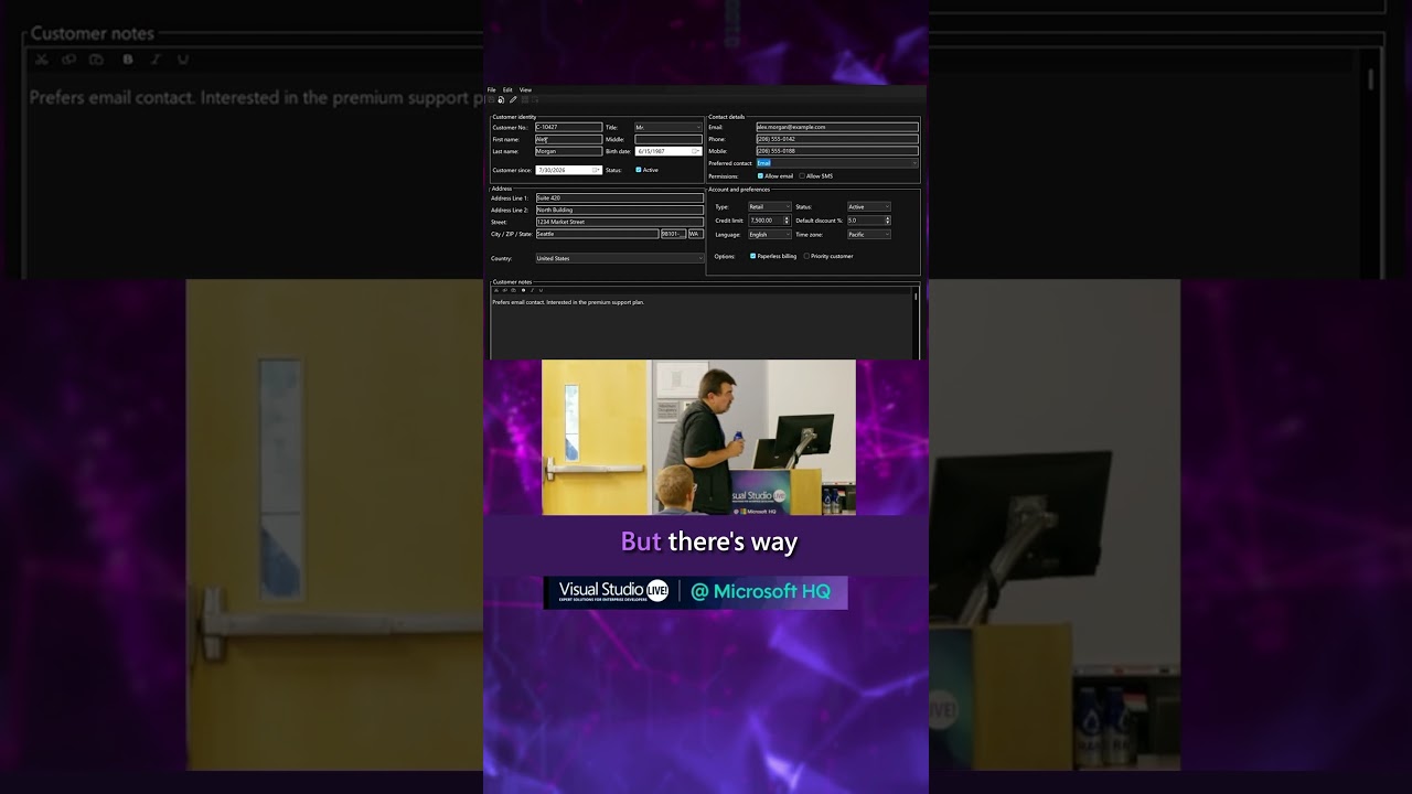 What Modern WinForms Looks Like in the .NET 11 Preview #visualstudio #vslive #programming